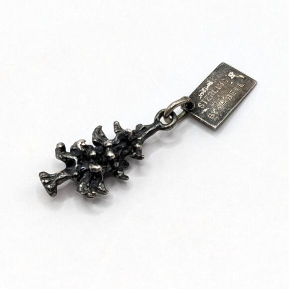 Vintage Sterling by Bell Trading Post Charm Mini Pine Tree Estes Park Colorado - Picture 1 of 6